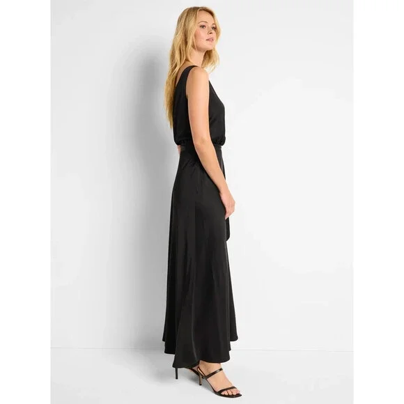 NIC+ZOE Bianca Fit & Flare Dress Womens Large Black Sleeveless Waist Belt TLW708 - www.disolcolor.com NIC+ZOE Bianca Fit & Flare Dress Womens Large Black Sleeveless Waist Belt TLW708 - www.disolcolor.com